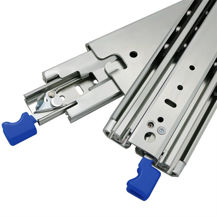76mm Width Locking Mechanism Drawer Slide suppliers
